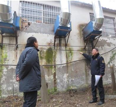 通许县城市管理执法大队开展油烟净化设施安装使用情况检查