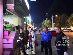 白潭湖片区大队开展餐饮服务业油烟污染专项整治行动