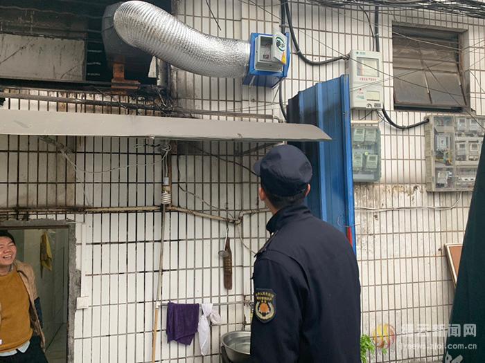 缙云县执法局开展餐饮油烟净化装置排查行动