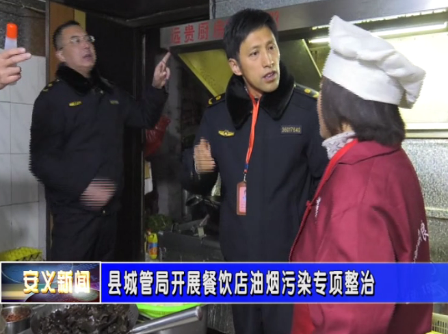 安义县城管局开展油烟净化设施使用情况专项检查