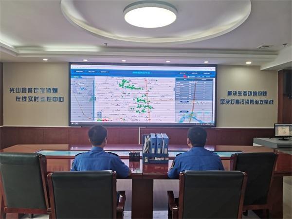 光山县城管局狠抓油烟在线监测工作