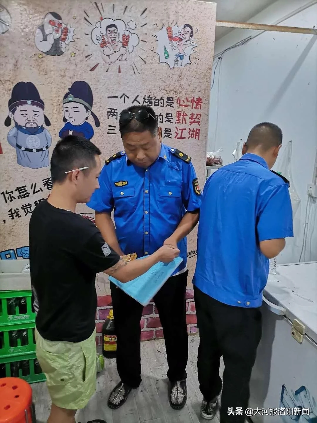 洛龙区安乐镇开展餐饮油烟净化日常巡查
