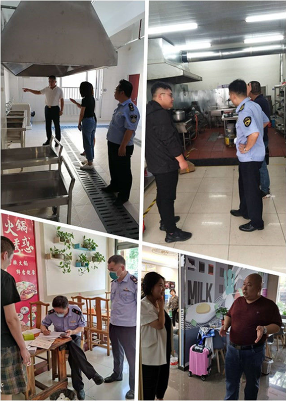 明水市场监管所多措并举开展餐饮单位油烟治理工作