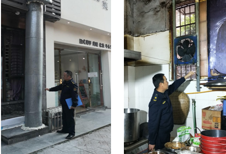 广安市城管执法局万盛大队开展辖区餐饮行业专项治理