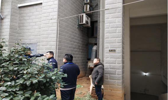 学苑社区开展油烟扰民排查治理行动