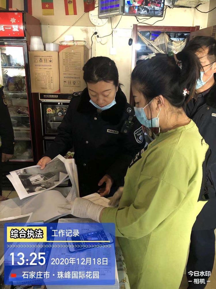 石家庄市高新区城市管理综合执法大队开展餐饮企业油烟排查工作