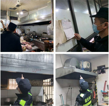 西园街道综合执法大队三举措落实餐饮行业油烟污染监管工作