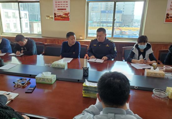 郑州市金水区国基路街道办事处召开餐饮油烟治理工作会