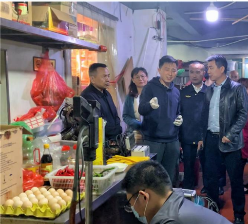 鹰潭市城管局开展城市餐饮油烟治理专项领导督导