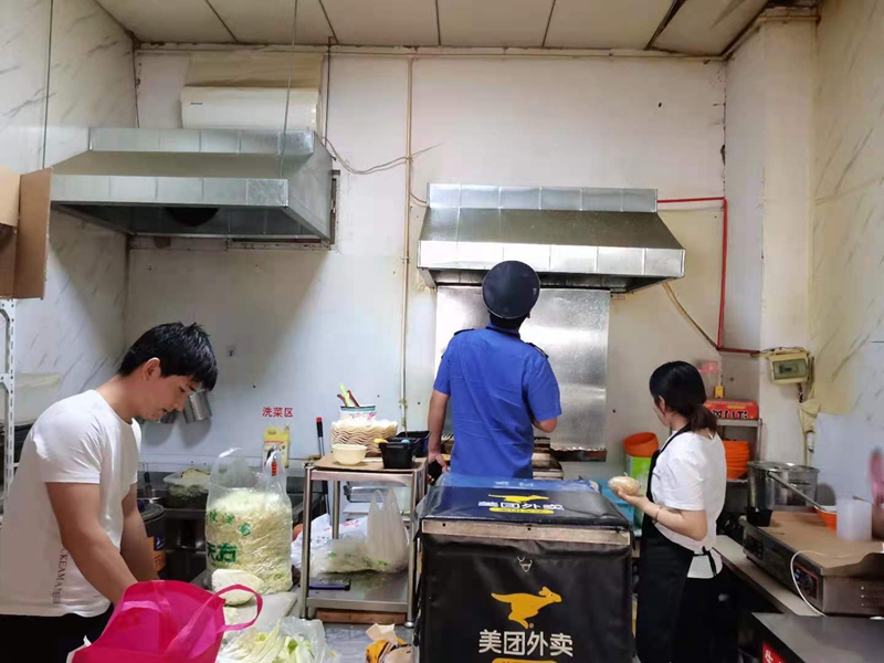 梧桐办事处三举措落实餐饮行业油烟污染监管