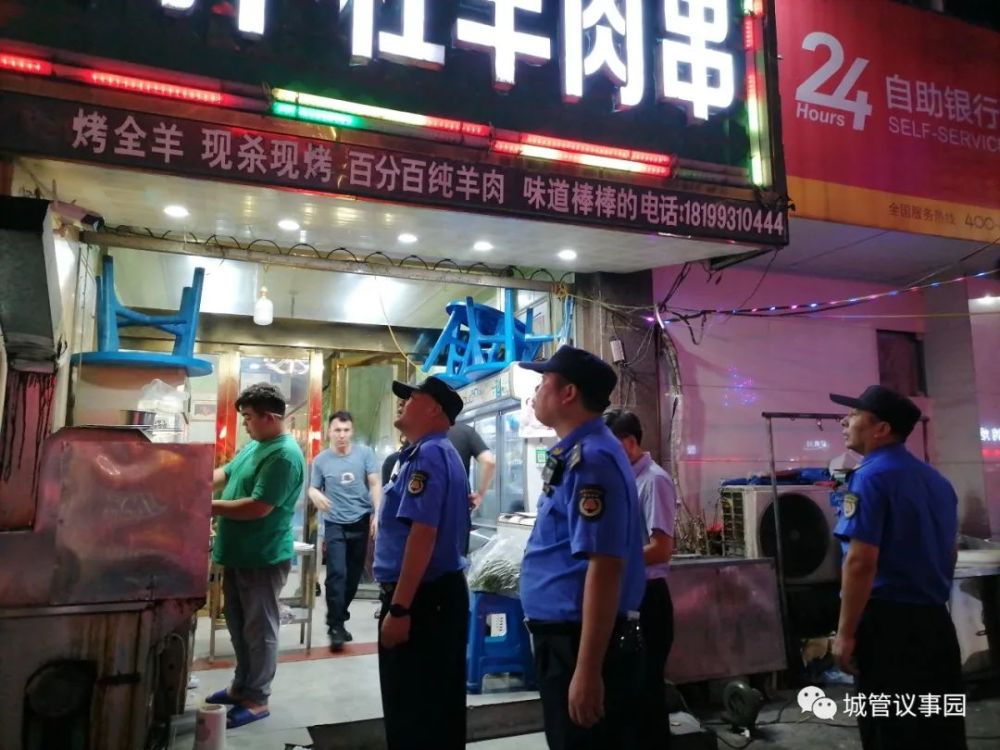 兴化市多部门联合开展夜间露天烧烤专项整治行动