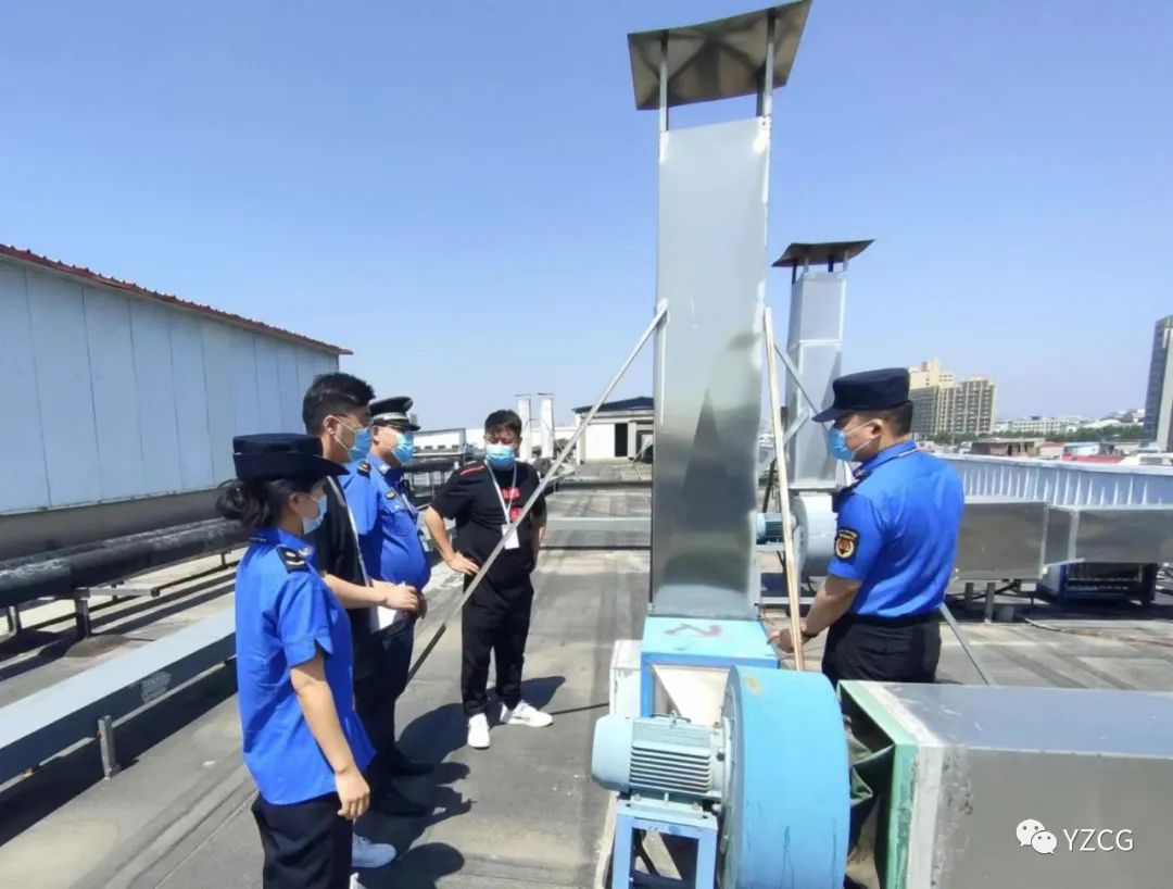 禹州市城市发展中心开展餐饮油烟治理专项检查工作