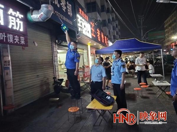 上蔡分局开展餐饮行业突击夜查联合执法专项行动