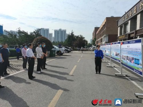 兰山区人大常委会视察餐饮油烟污染治理工作