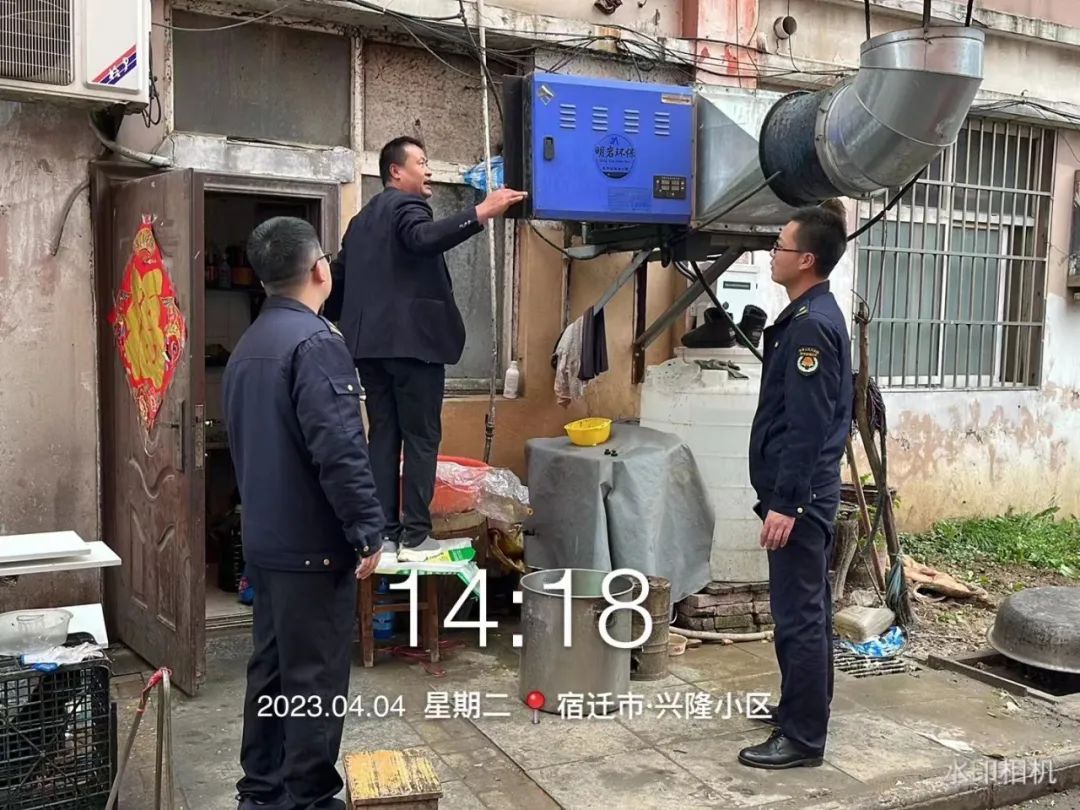 宿迁市城管局四举措推进餐饮油烟污染治理工作
