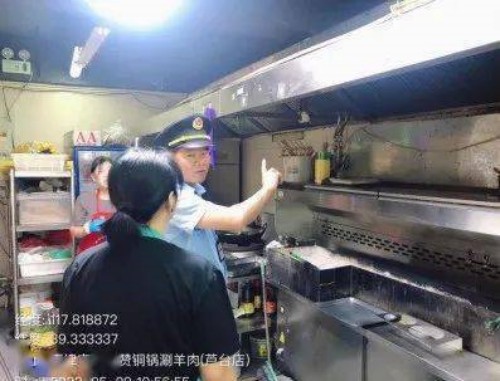 宁河区生态环境局推进餐饮油烟治理工作