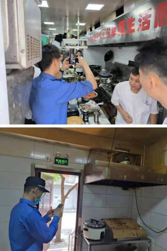 北外滩街道综合行政执法队开展油烟扰民专项执法整治工作