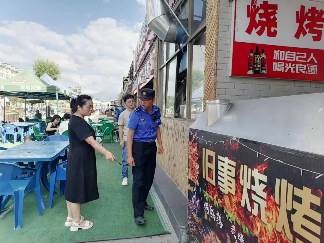 太白县开展餐饮油烟治理工作情况督导检查