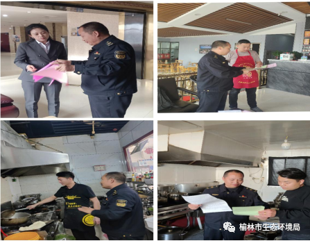 佳县分局开展餐饮油烟污染整治专项检查