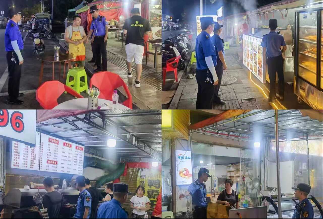黄果树旅游区综合执法大队开展油烟噪音双治理